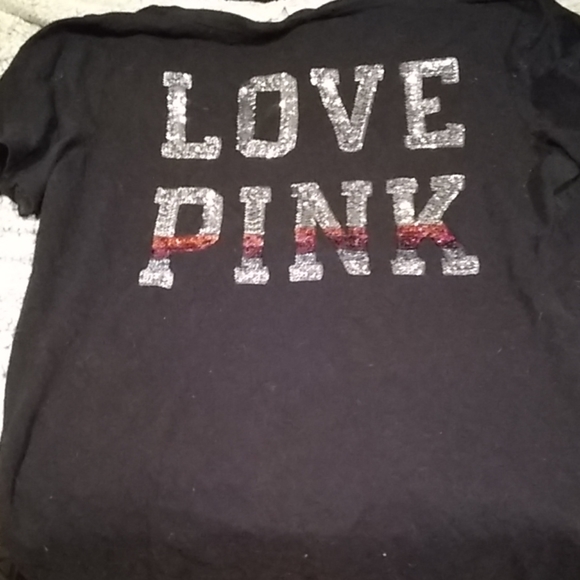 Victoria secret pink large bling T Shirt NWT Women/'s